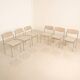 Ensemble de 6 chaises par Gijs van der Sluis 60's