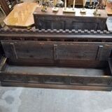 Bench chest oak end XIX