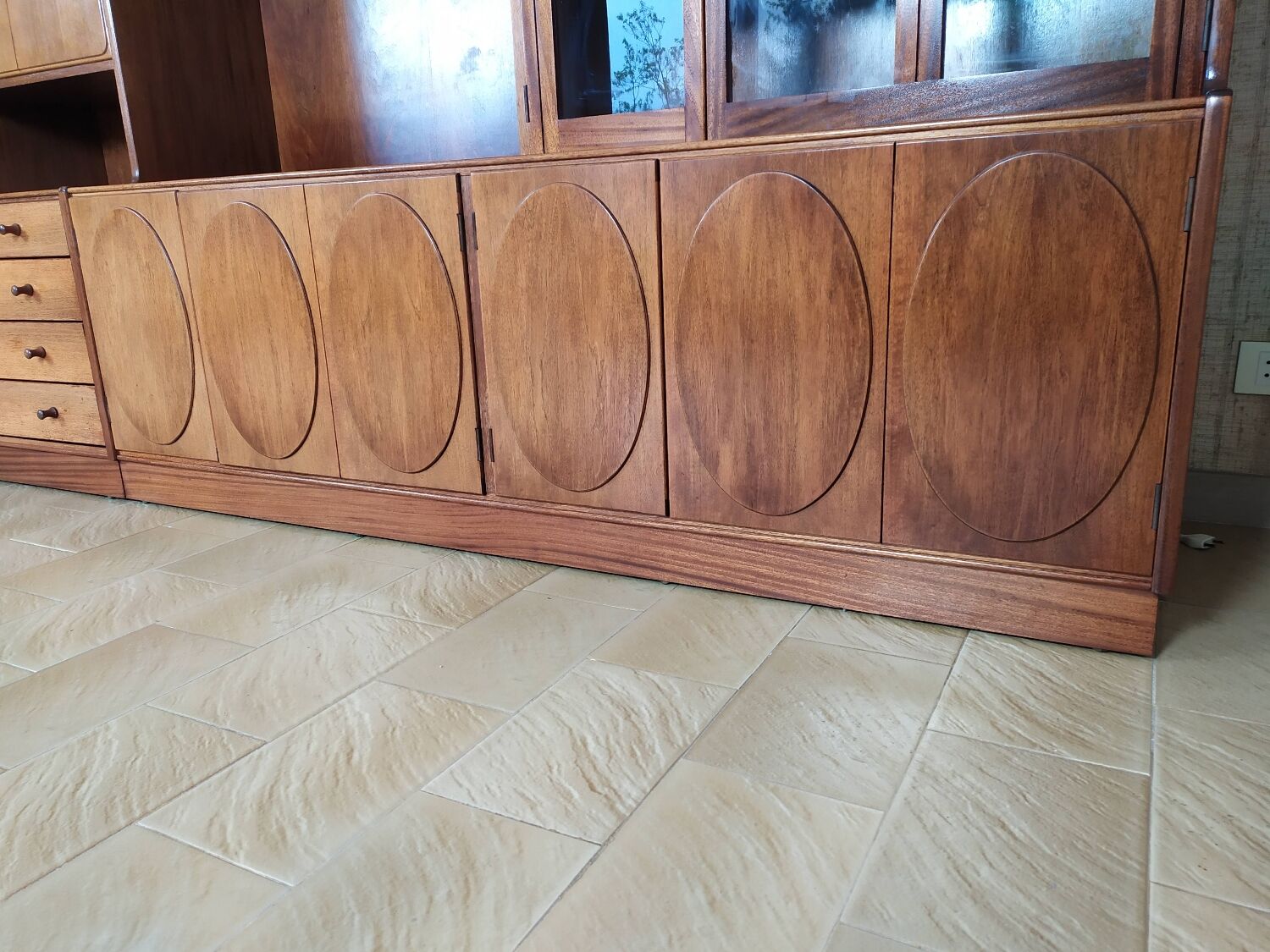 Vintage bookcase jacques hauville