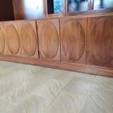 Vintage bookcase jacques hauville