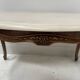 Louis XV style coffee table in patinated beech, 20th century.