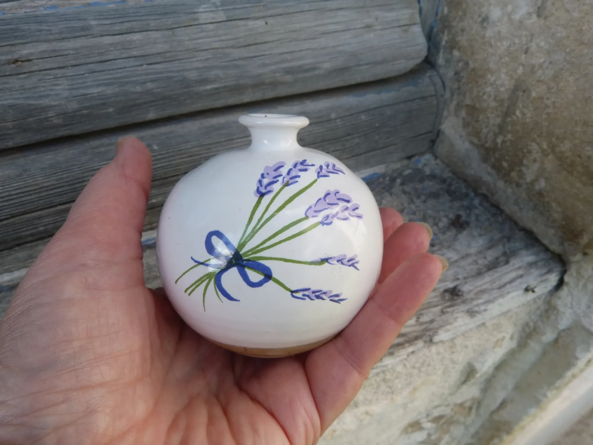 Mini vase "Lavande" for fragrance sticks