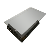 B&B Italia large table in black marble and glass