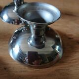 5 coupes à glace anciennes en inox