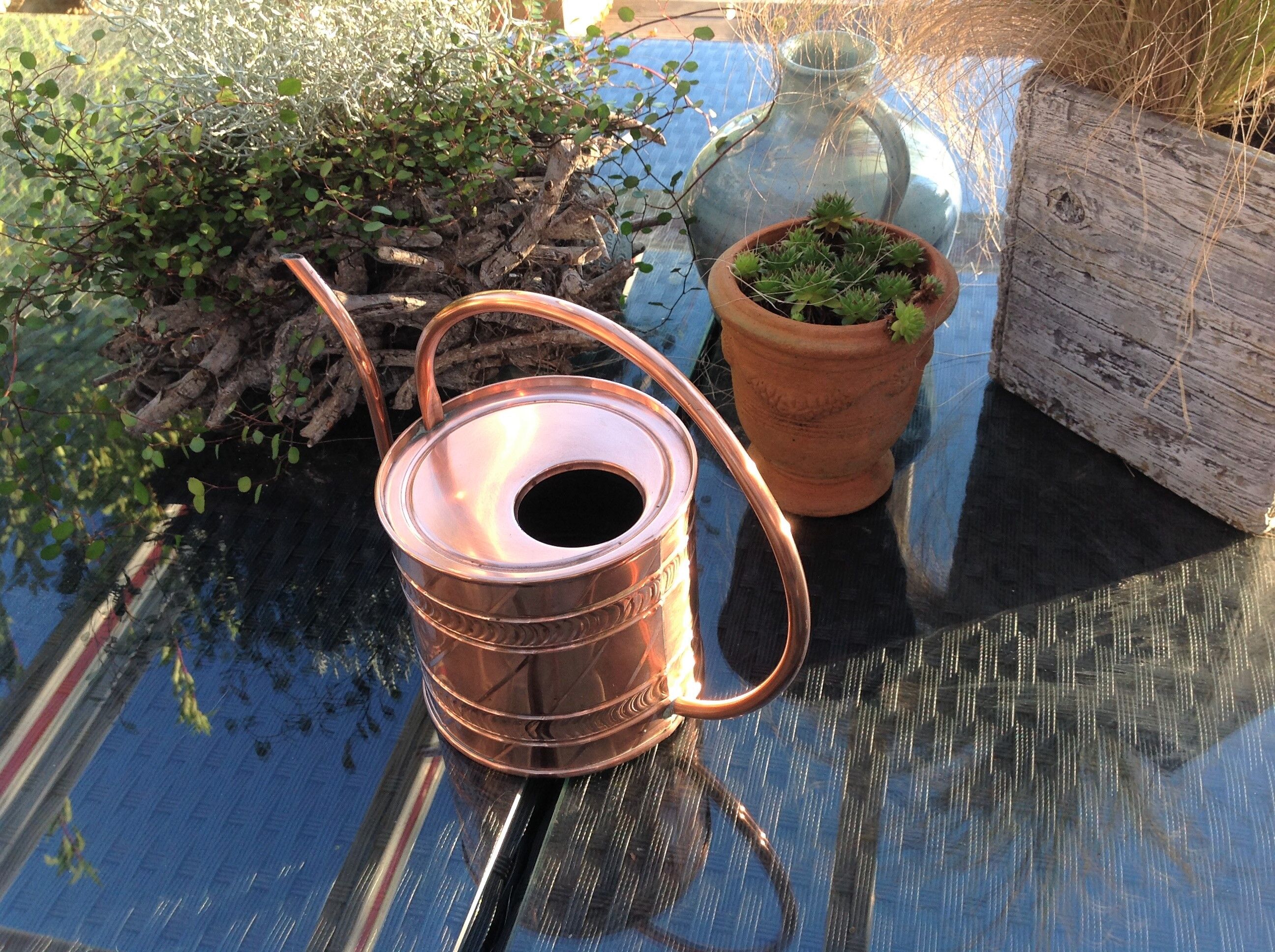 Vintage copper watering can 60s/70s