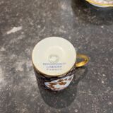 Pair of bird bernardaud cups