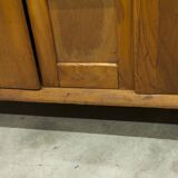 1950s Parisian wardrobe with mirror, 135 x 19 cm