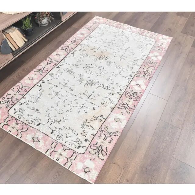 1970s Turkish Handmade Wool Kilim Rug 115x200