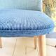 Trio de chaises scandinaves en velours