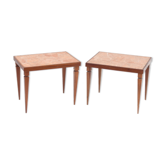 Paire de tables basses