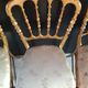 Set of 3 gilded chairs in Napoleon III style - Stamped Faubourg Saint Antoine