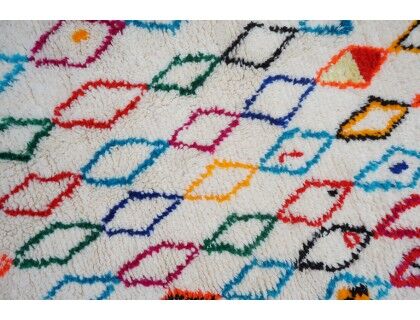 Colorful Berber carpet 260x160cm