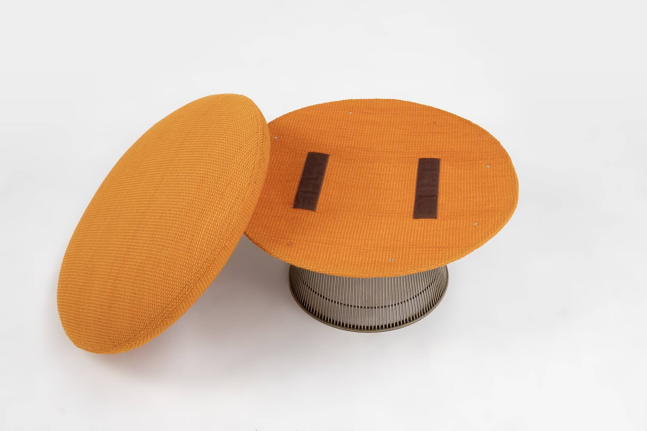 Ensemble fauteuil et pouf modèle 1705 de Warren Platner pour Knoll