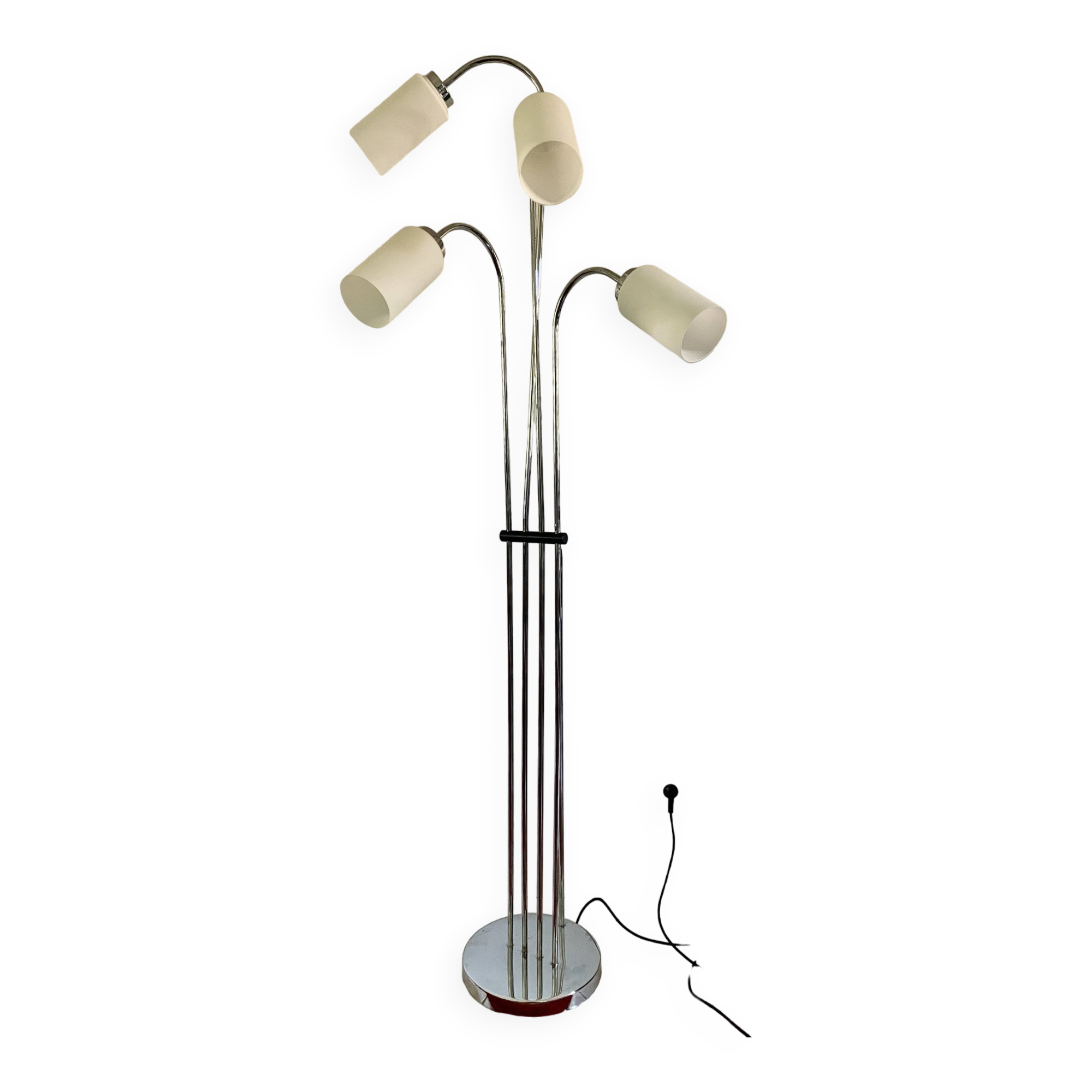 1970s chrome designer floor lamp