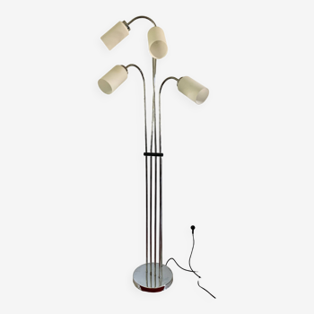 Lampadaire design chrome 1970