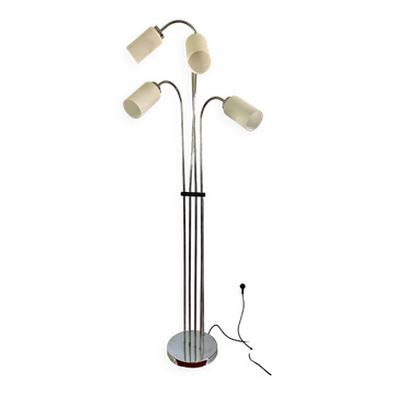 1970s chrome design floor lamp