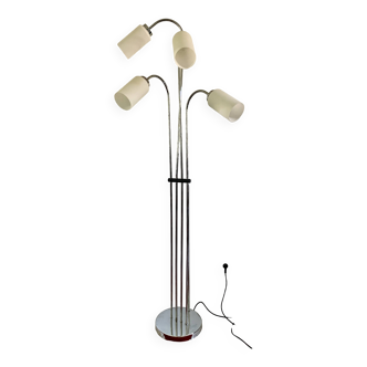 Lampadaire design chrome 1970