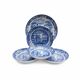 4 Spode pasta bowls in Italian design with a large serving bowl