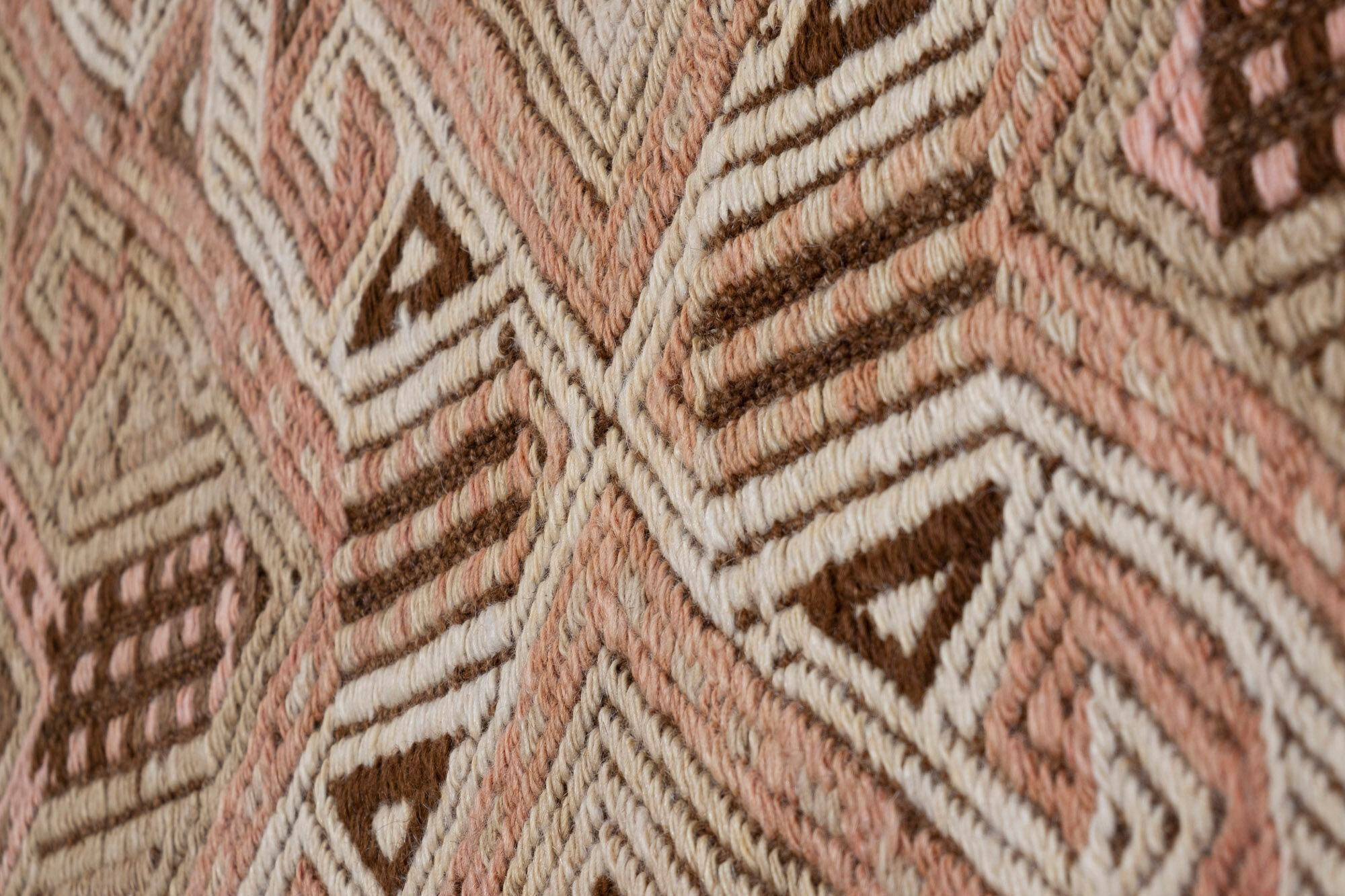 Turkish jajim runner hand woven wool nomad runner rug 140 x 320 cm