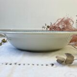 Vintage hollow dish Terre de fer St Amand & Hamage model Laurier made in France