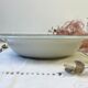 Plat creux vintage Terre de fer St Amand & Hamage modèle Laurier made in France