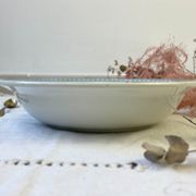 Vintage hollow dish Terre de fer St Amand & Hamage model Laurier made in France