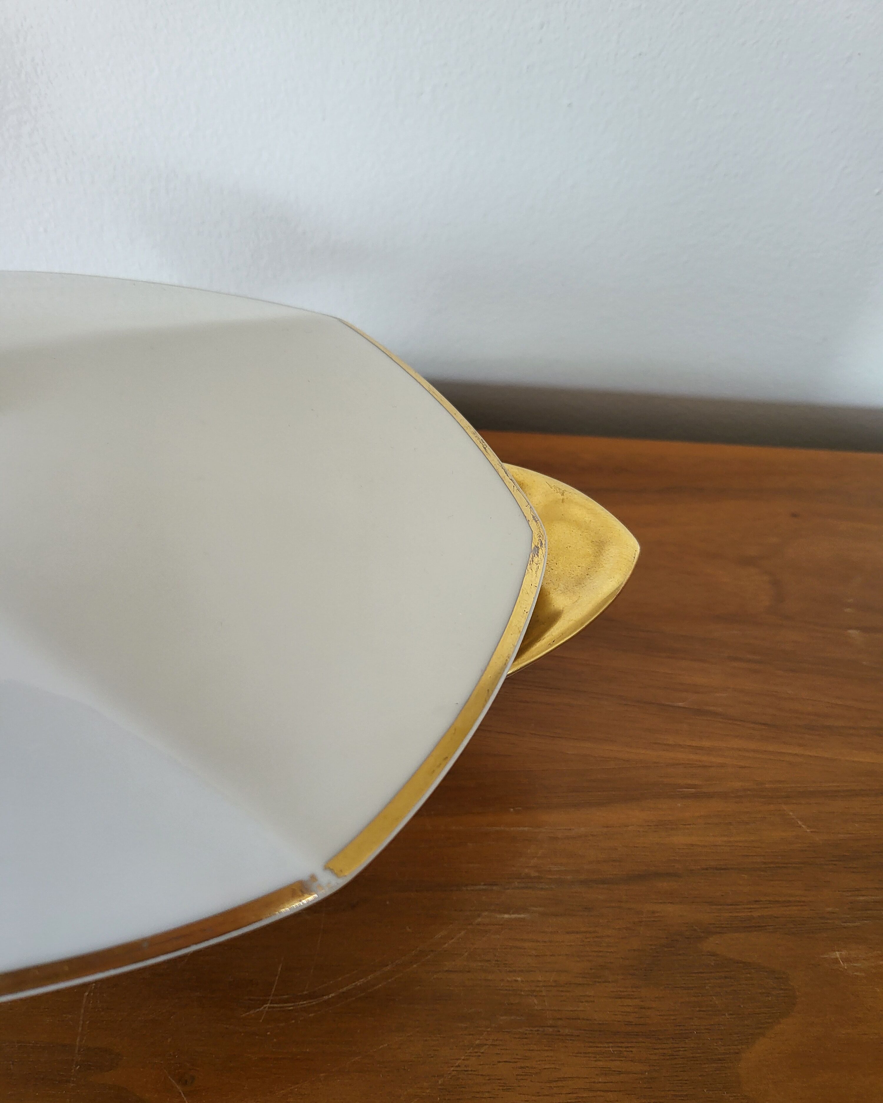 Vegetable dish in Limoges porcelain by Jean Boyer