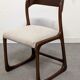 Series of 4 Baumann sled chairs from the 60-70s