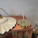 Vintage serrated pendant light