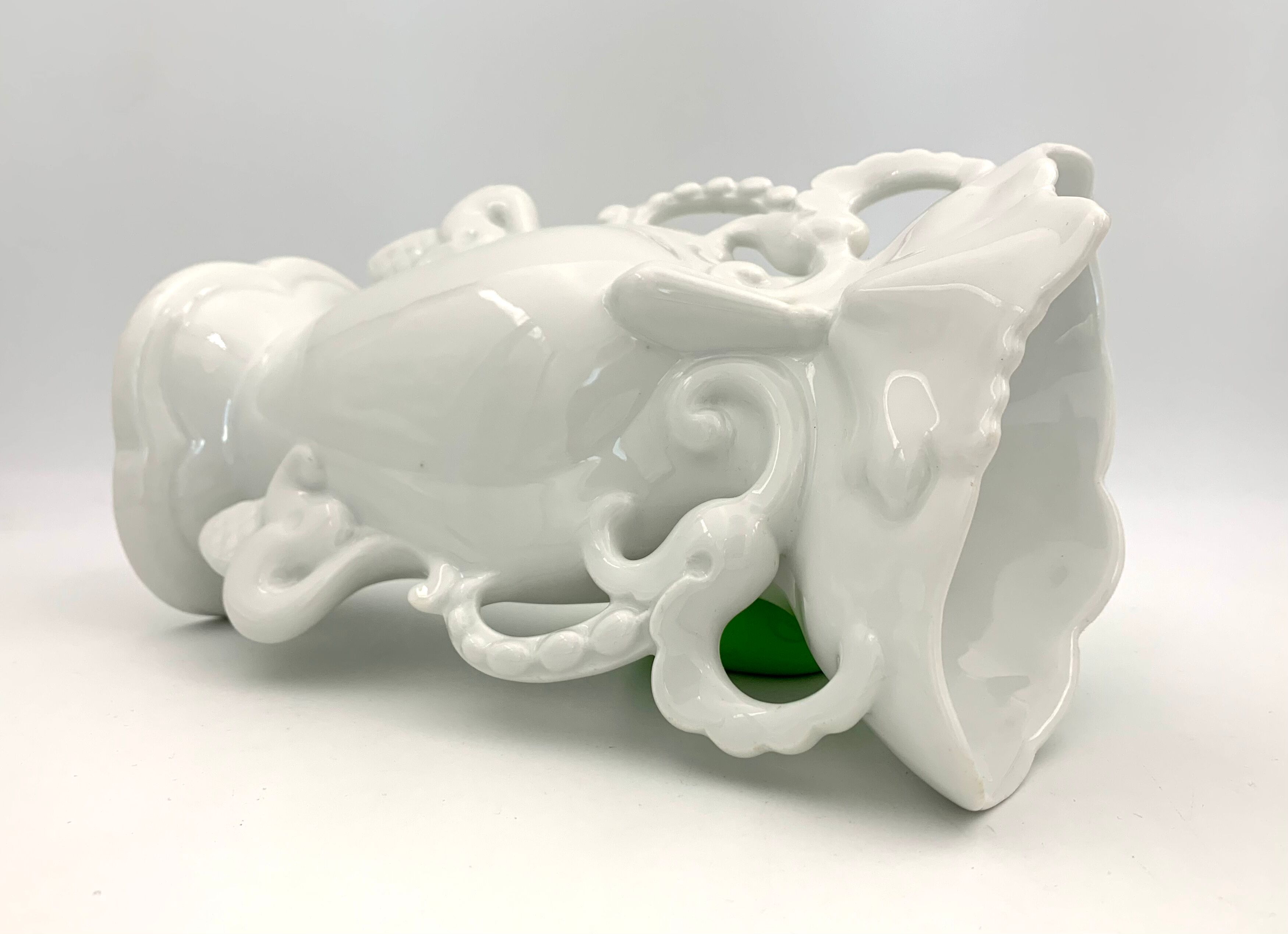 Porcelain vase, church vase, bridal vase, white.