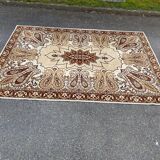Pure combed wool Persian rug with flowers 200x300 Teppich imperial