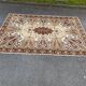 Pure combed wool Persian rug with flowers 200x300 Teppich imperial