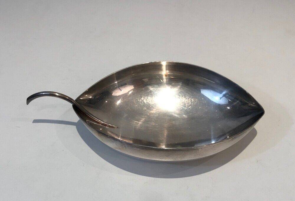 Silver-plated catchall tray