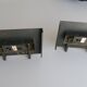 Pair of vintage double wall lights Neuhaus Leuchten 1950 with label.