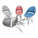 Set of 4 Navratil Chairs by Vertex, 1960s, Czechoslovakia