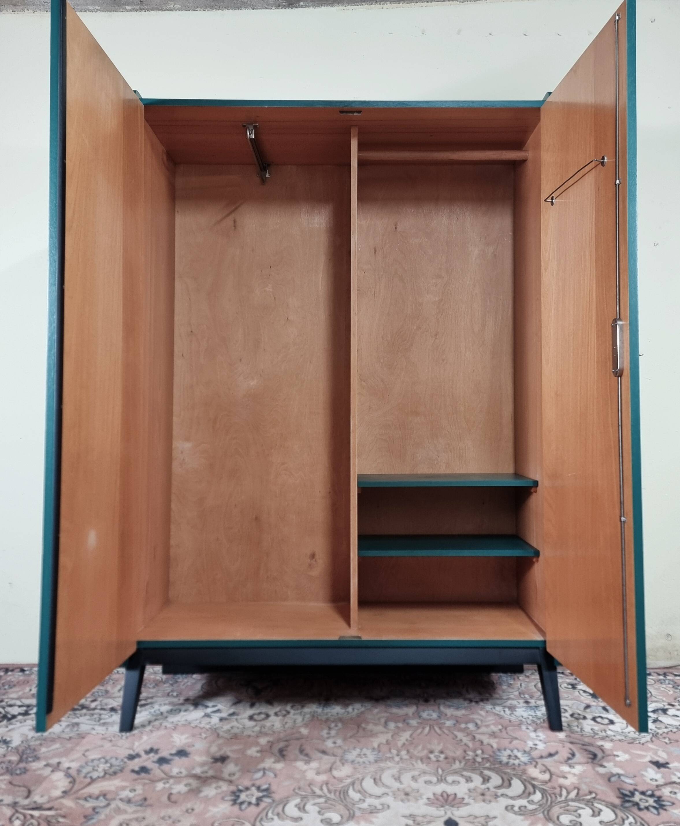 Vintage Wardrobe in Ash by Tatra Nabytok, 1960s