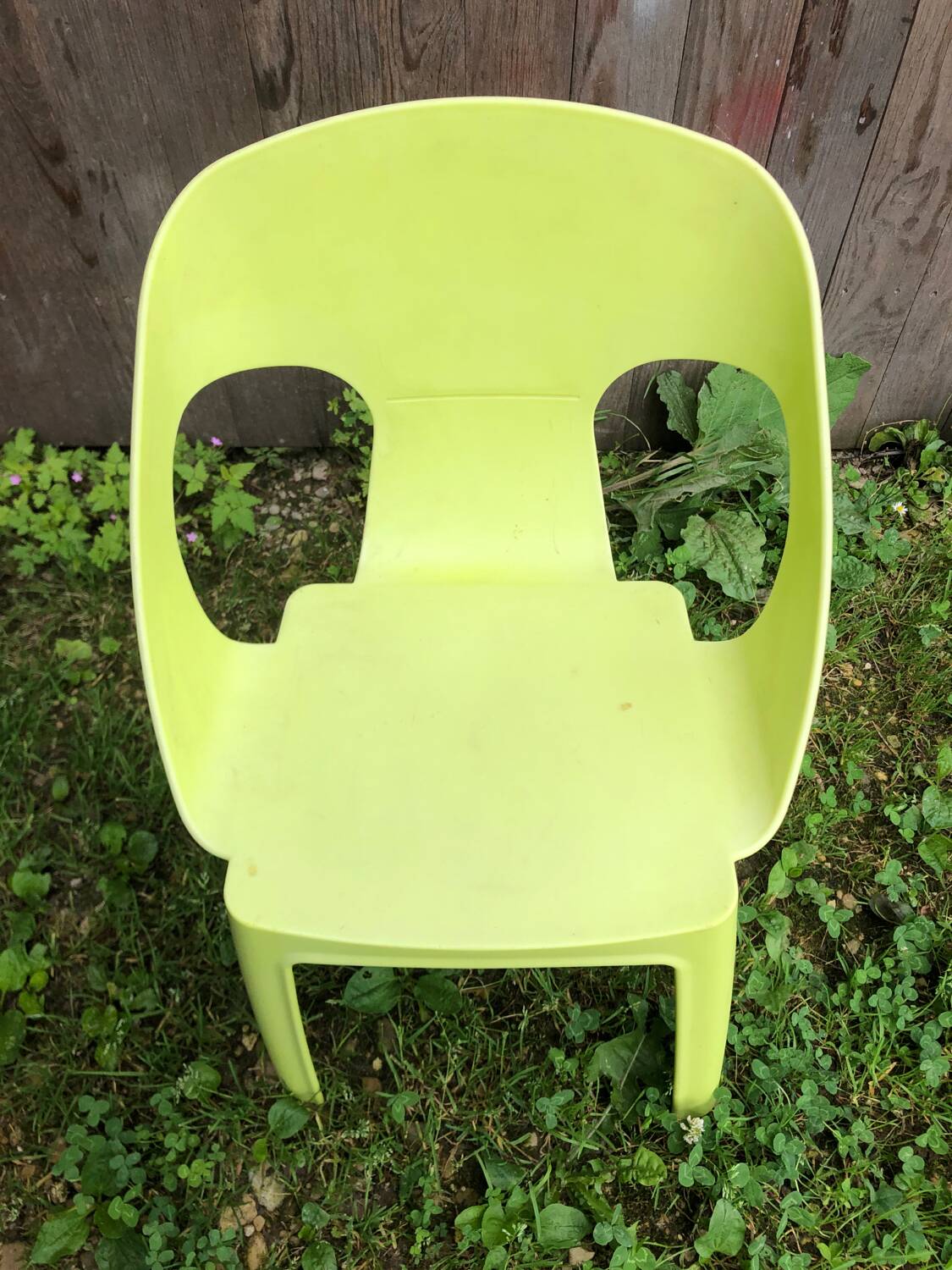 Children's armchair chair rita design by joan gaspar vintage green plastic