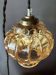 Golden crystal bulb lamp