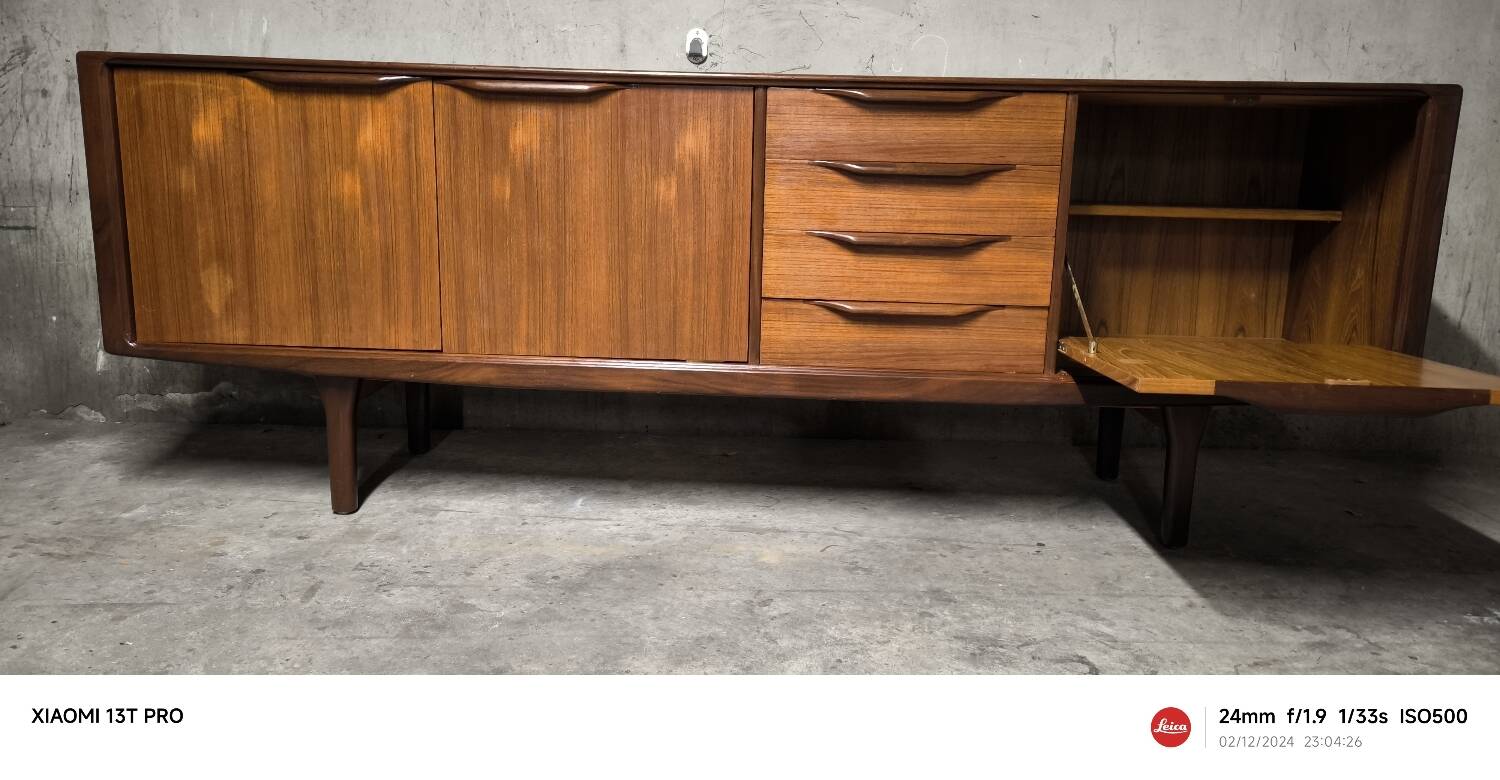Vintage Scandinavian teak sideboard 1960