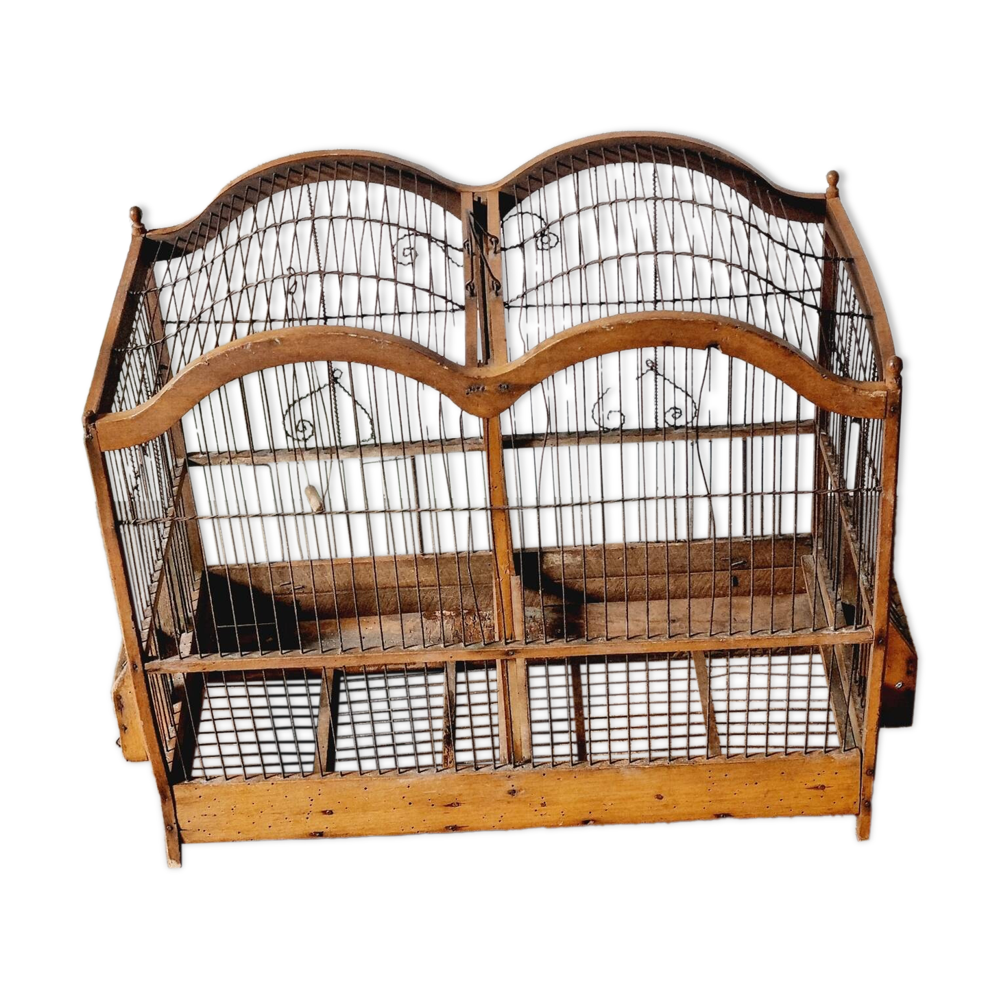 19th century bird cage in its original condition