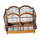 Cage à oiseaux en bois, XIXème s.