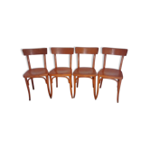 Lot de 4 chaises bistrot Thonet