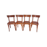 Lot de 4 chaises bistrot Thonet