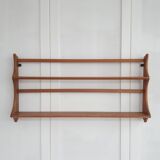 Vintage wall shelf in solid elm by Lucian Ercolani C1960 Ercol