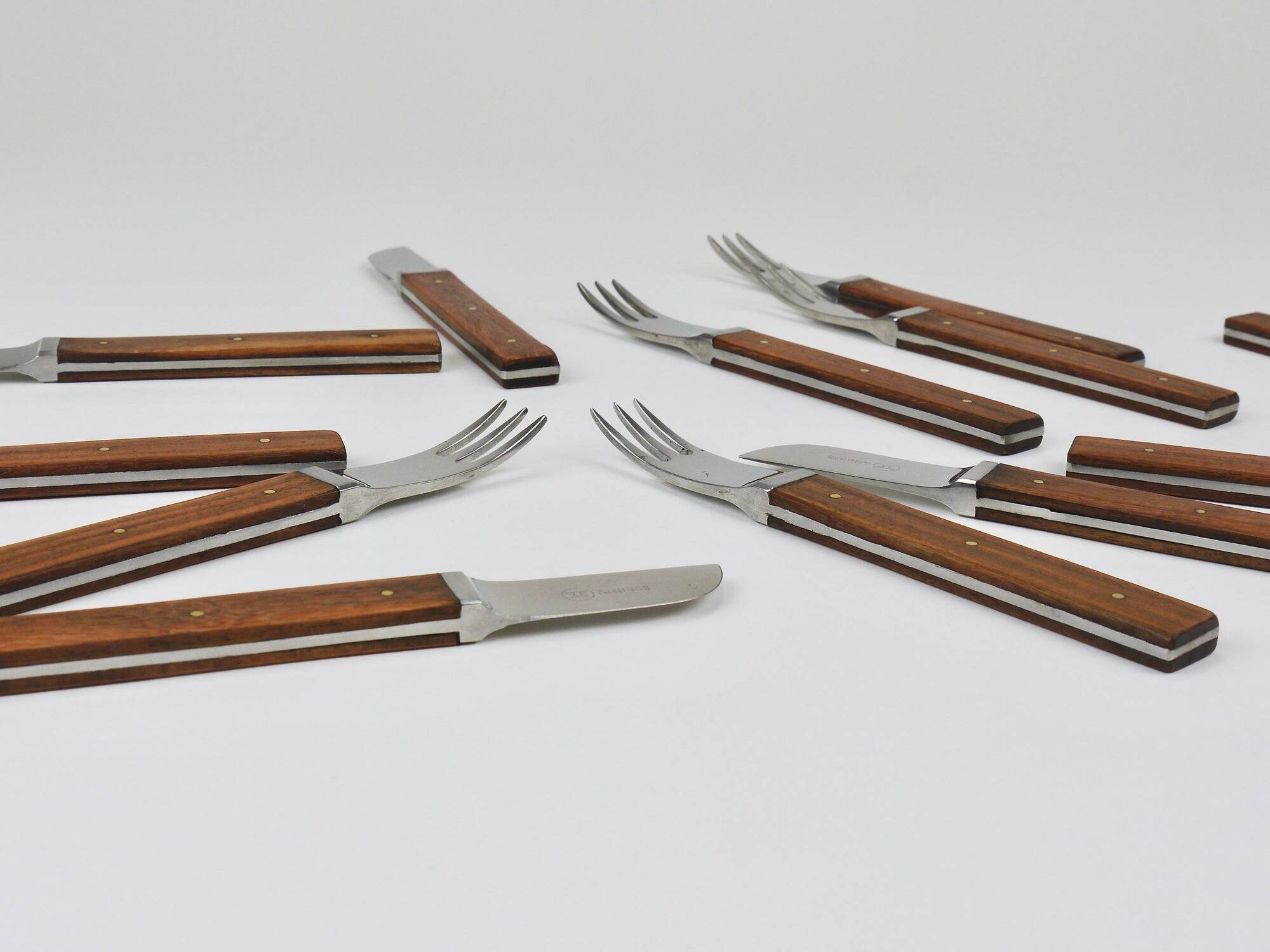 Oswald Haerdtl Amboss 12 pcs. breakfast cutlery set, Austria, 1958