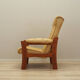 Yellow leather armchair, Danish design, 1960s, production: Denmark