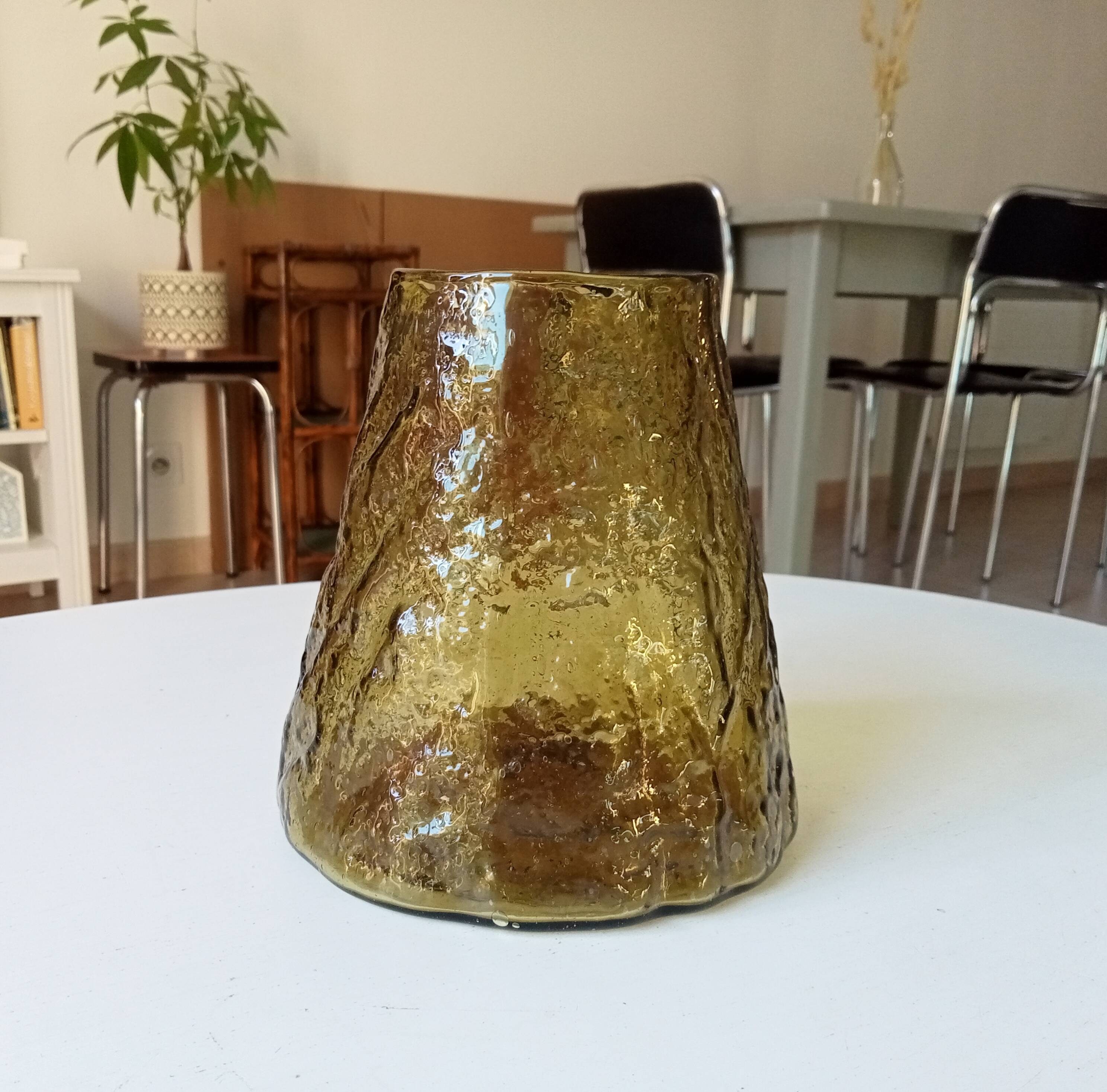 Old blown glass vase