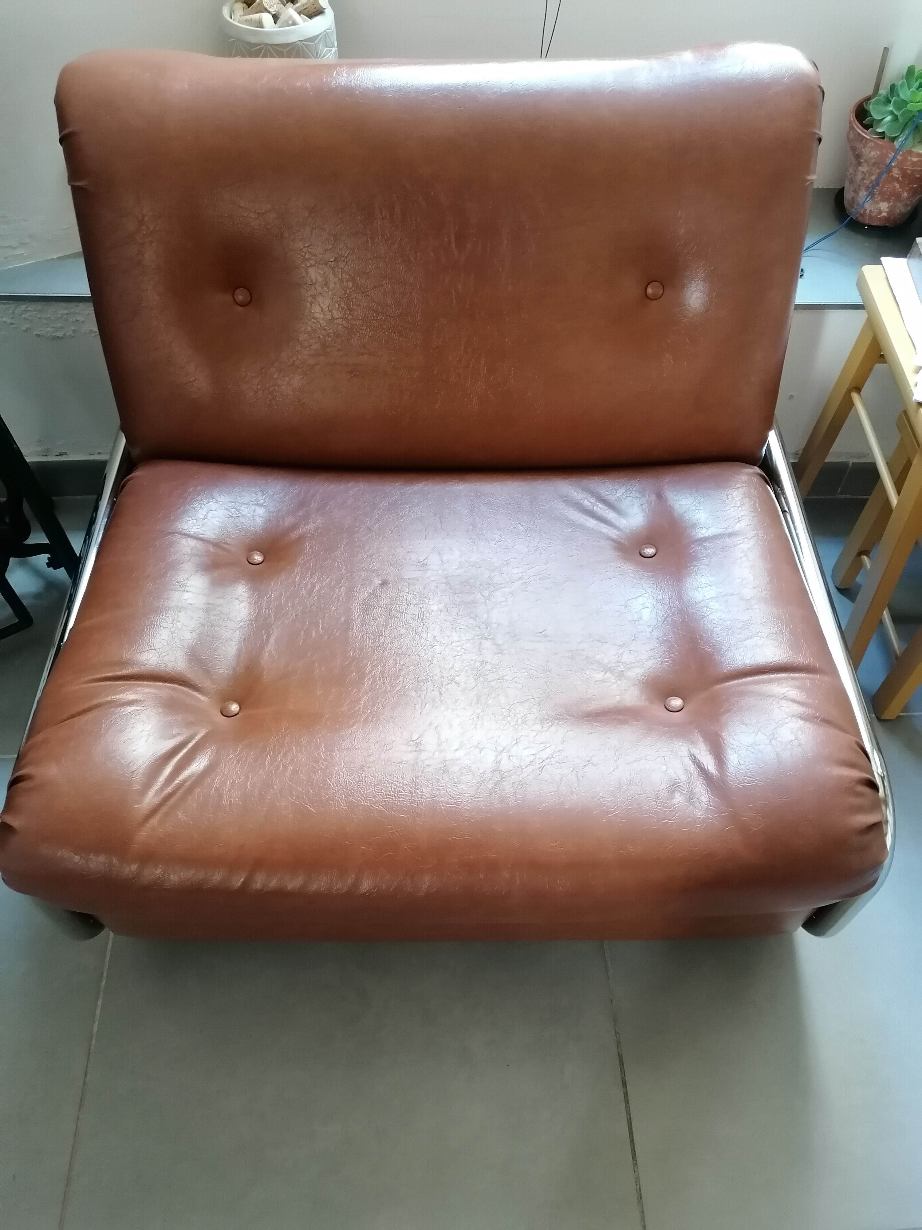 Vintage convertible chair 70