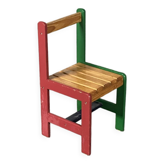 Chaise enfant vintage dans l’esprit Pierre Sala