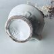 Italian slip candle holder signed